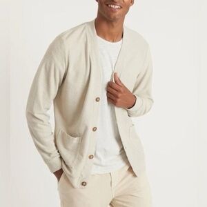 Marine Layer Boucle Cardigan in Antique White Size Large